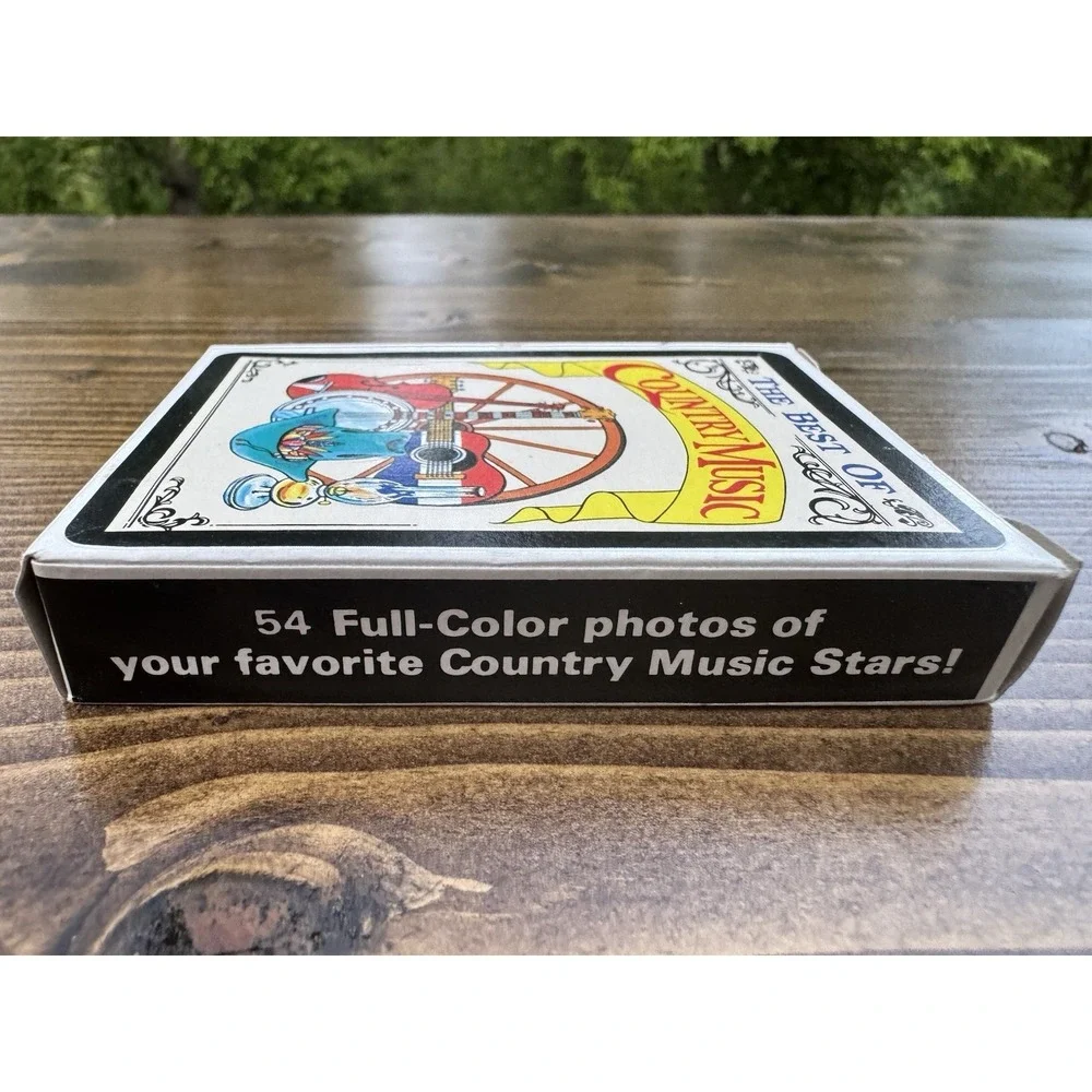 Vintage Country Music Playing‎ Cards Sealed 54 Artist Photo Deck Johnny Cash